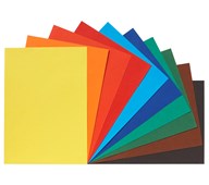 Dekorationskartong A6/A4/A3/A2, 10 färger