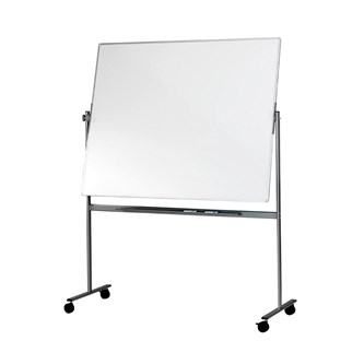 Vändbar whiteboard på stativ 100x120 cm